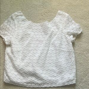 Lilly Pulitzer White Crop Top